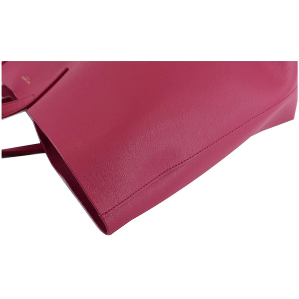 YVES SAINT LAURENT Large Leather Shopping Tote Bag Pink