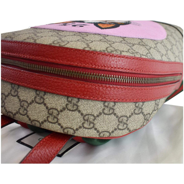 GUCCI Bosco GG Supreme Canvas Backpack Bag Beige 495621
