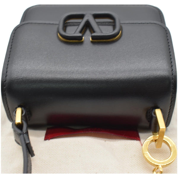 VALENTINO Garavani Vsling Micro Leather Shoulder Bag Black