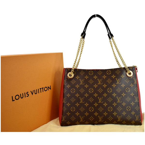 Louis Vuitton Surene MM Monogram Canvas Bag cerise