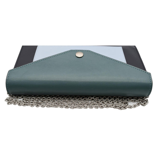 Celine Pocket Envelope Leather Shoulder Bag flap cover