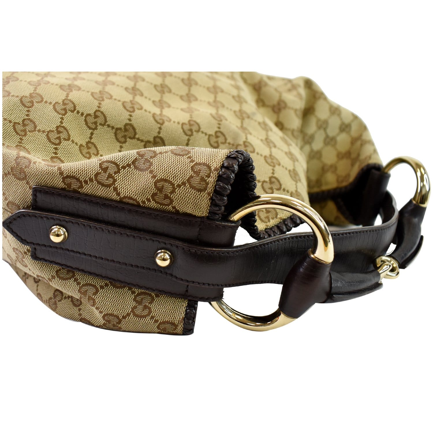 Lot - Gucci GG Hobo Shoulder Bag in Beige