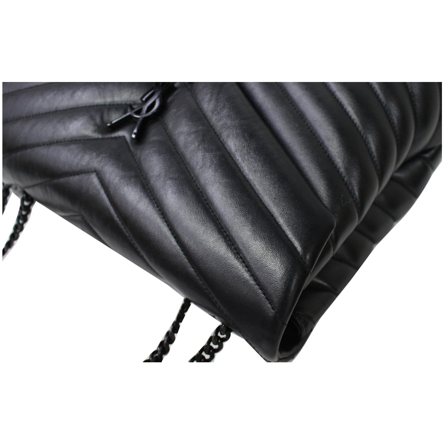 Saint Laurent LouLou Toy Shoulder Bag Black in Calfskin Leather