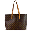 LOUIS VUITTON Luco Monogram Canvas Tote Bag Brown