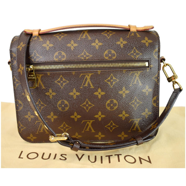 Louis Vuitton Metis Pochette Monogram Canvas Tote Bag - external zip pocket
