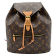 LOUIS VUITTON Montsouris NM Monogram Canvas Backpack Bag Brown