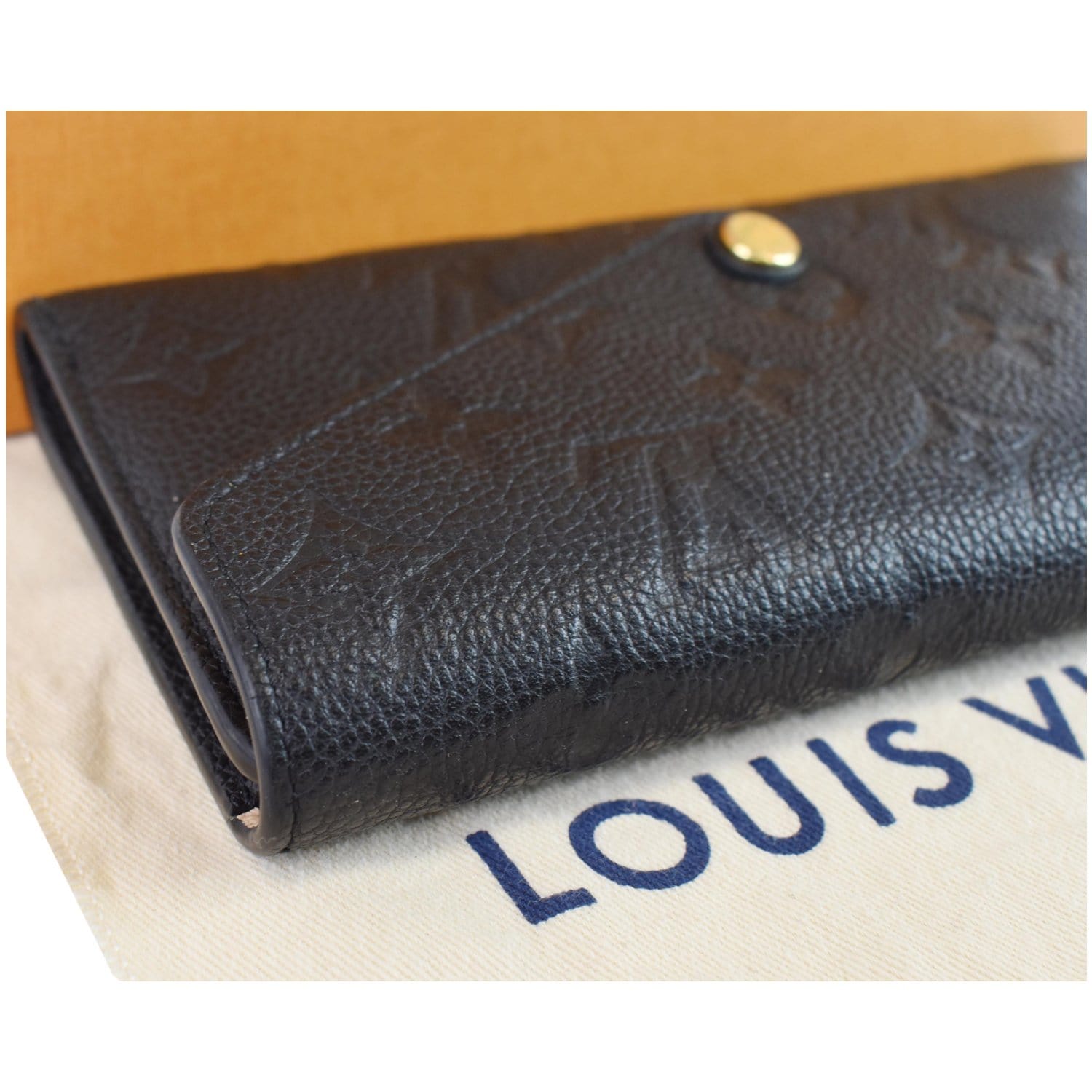 leather lv wallet women