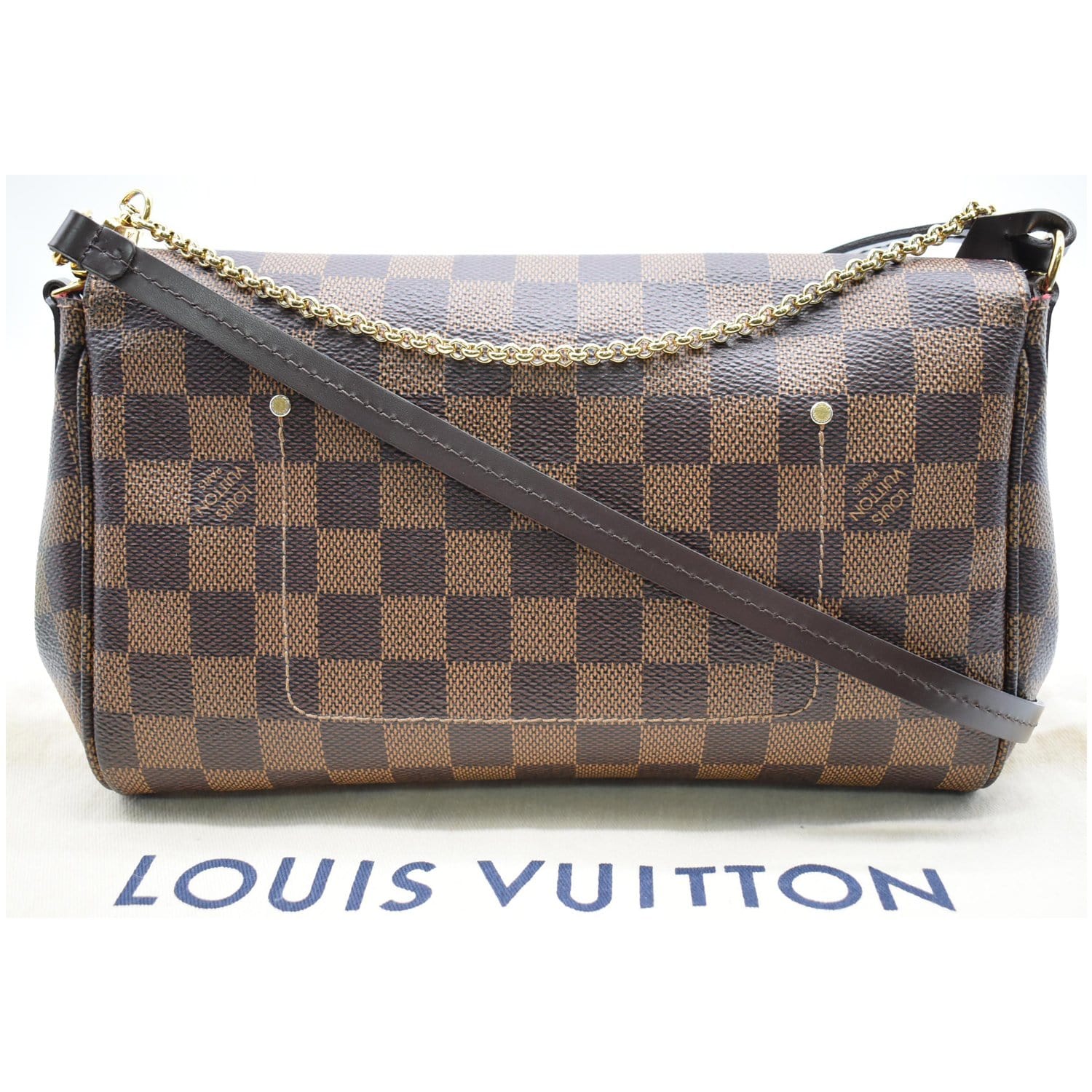 Louis Vuitton Damier Ebene Canvas Favorite MM Bag Louis Vuitton
