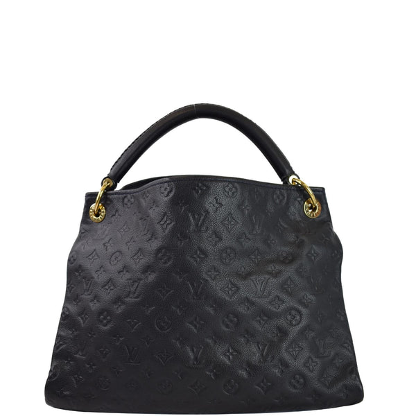 LOUIS VUITTON Artsy MM Empreinte Leather Shoulder Bag Blue