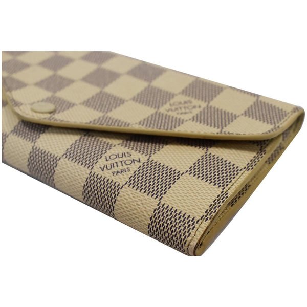 LOUIS VUITTON Josephine  Damier Azur Wallet White