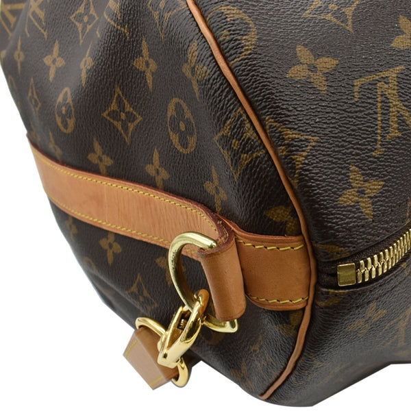 Louis Vuitton Keepall 55 Monogram Canvas Travel Bag Brown