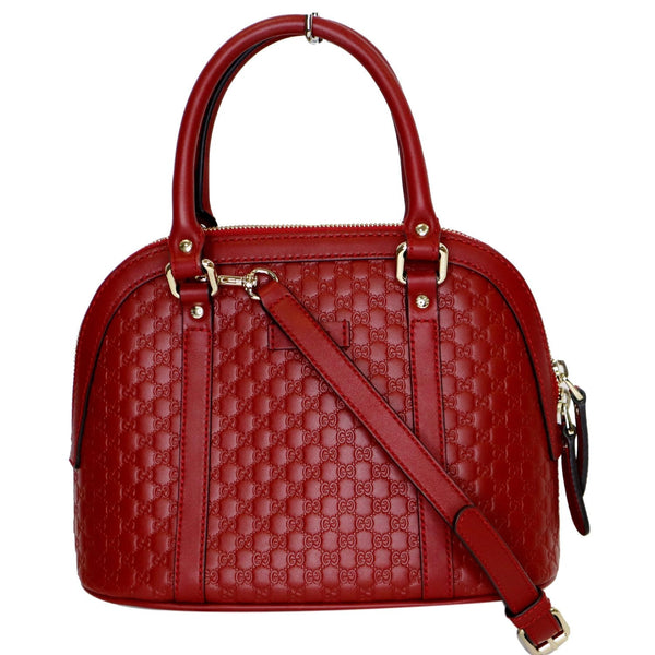 Gucci Dome Convertible Micro Guccissima Hand Bag