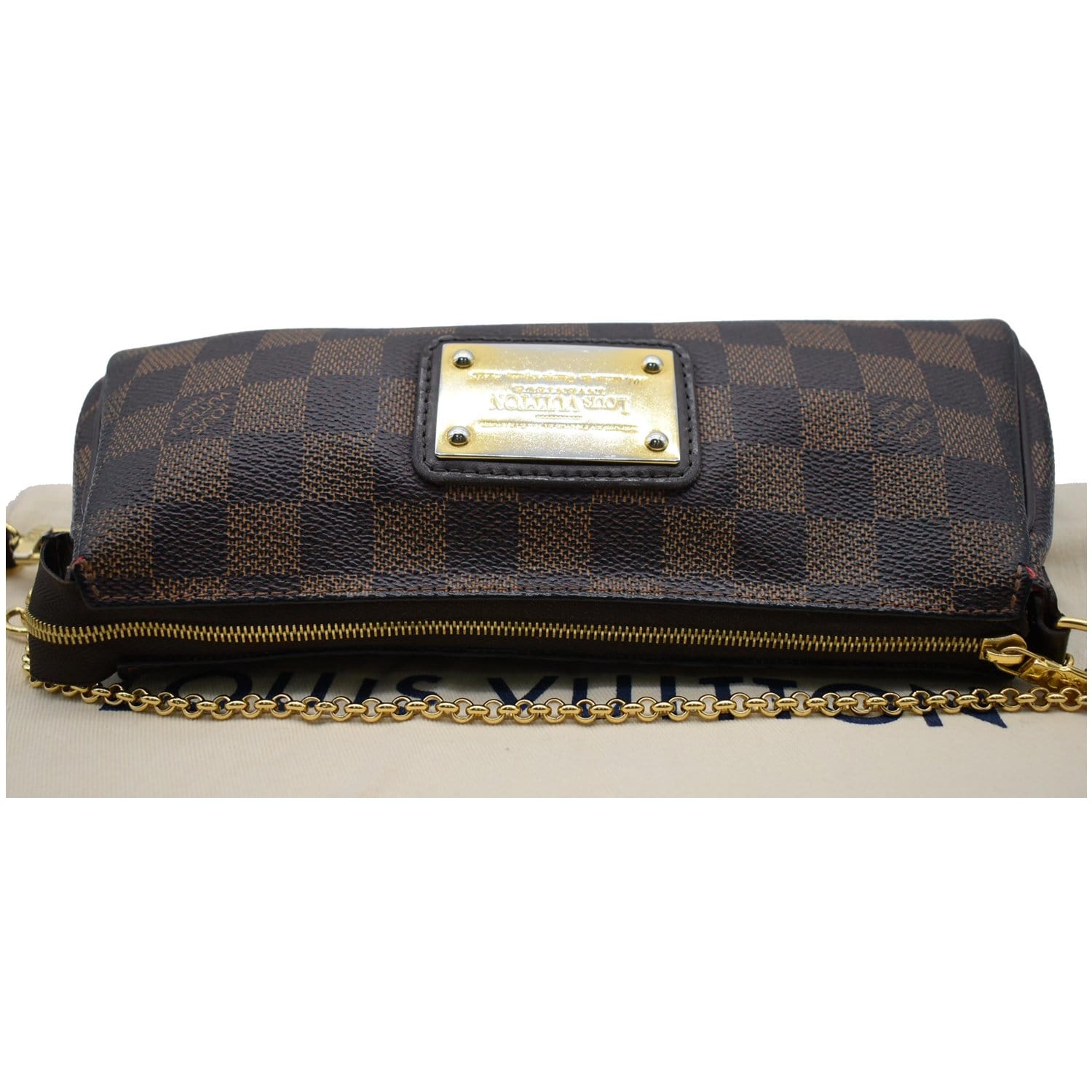 Pre-Owned Louis Vuitton Eva Damier Ebene Crossbody Bag - Very Good