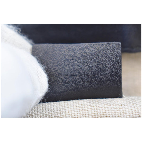 GUCCI Micro Guccissima Leather 2Way Shoulder Bag Black 449655