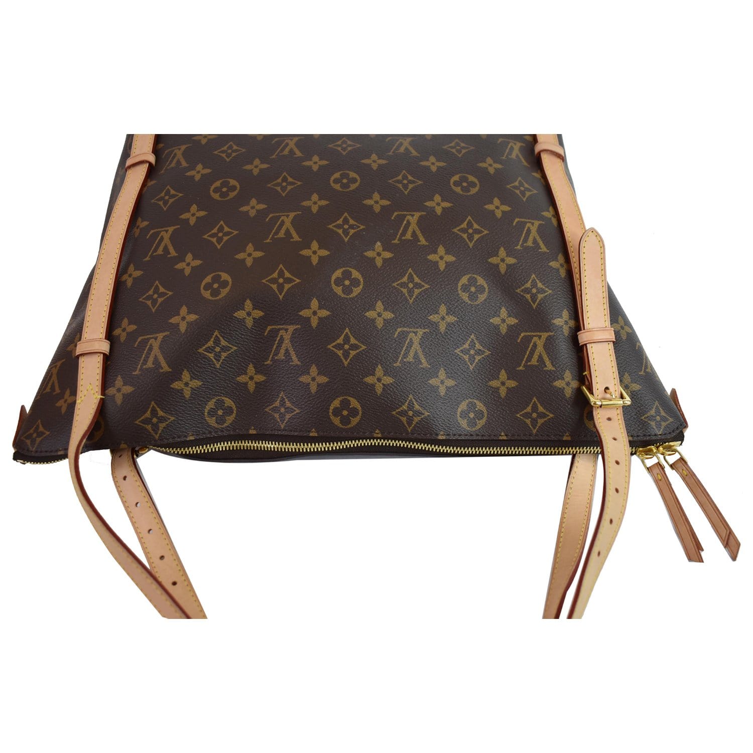 Tuileries cloth clutch bag Louis Vuitton Brown in Cloth - 28128904