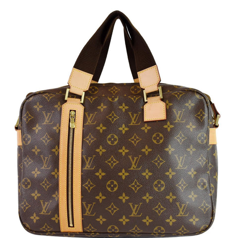 LOUIS VUITTON Sac Bosphore Monogram Canvas Messenger Bag Brown