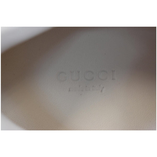 Gucci Web GG Bee Low Top Suede Sneakers interior
