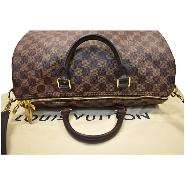 Louis Vuitton Speedy 35 Bandouliere Damier Ebene Bag - Top Handles round | DDH