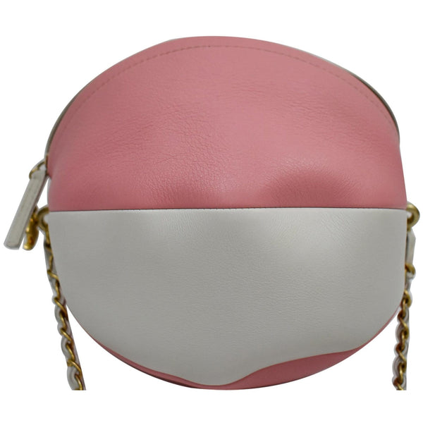 CHANEL 1685-Beach Ball Small Calfskin Leather Shoulder Bag Pink