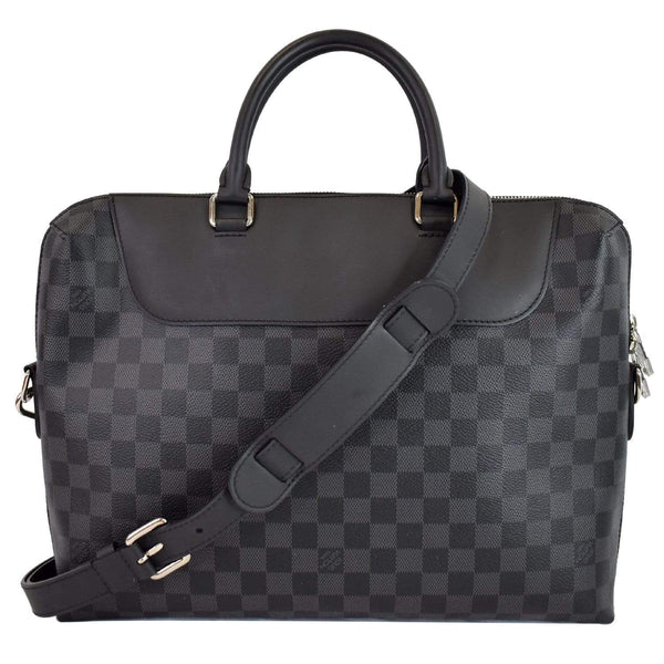 Louis Vuitton Porte-Documents Jour Graphite Briefcase - top upside view