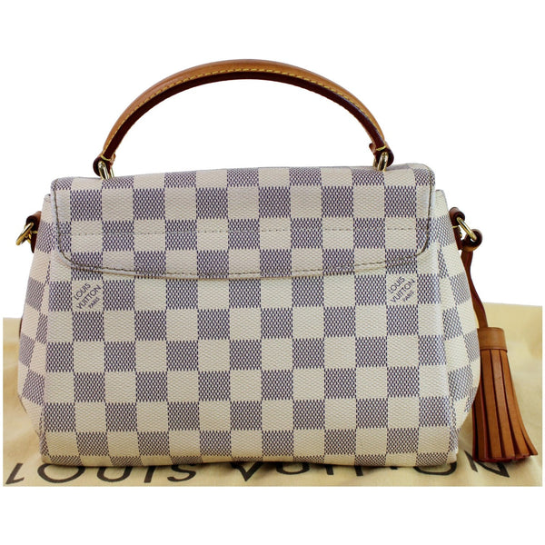 Louis Vuitton Croisette Damier Azur Shoulder Bag - front view