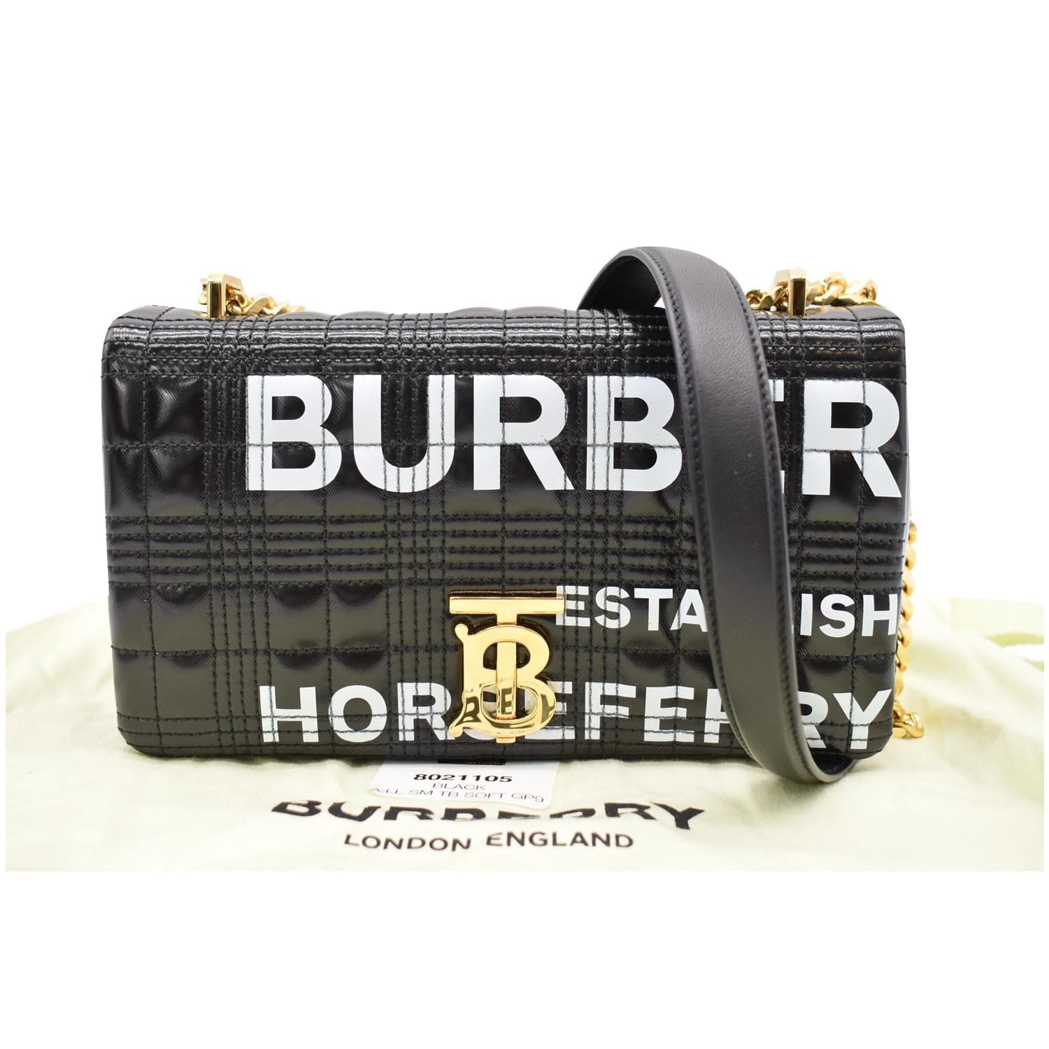 Burberry // Black Quilted Leather Lola Bag – VSP Consignment