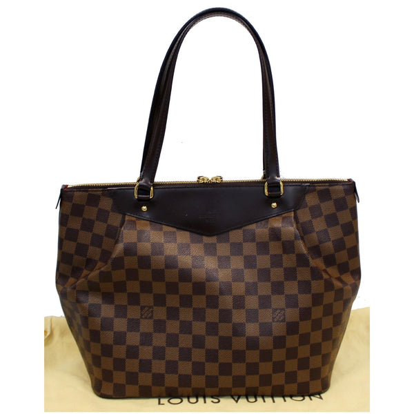 Louis Vuitton Westminster GM Damier Ebene Tote outside