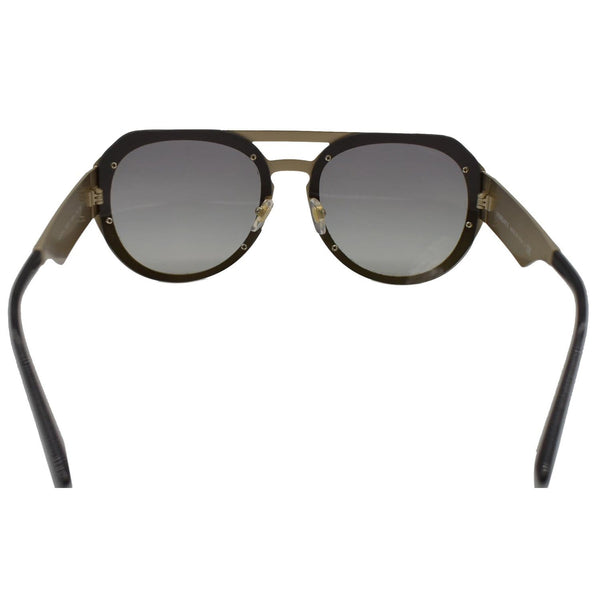 VERSACE Aviator Gold Frame Women Gray Gradient Lens