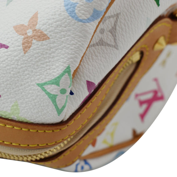 LOUIS VUITTON Courtney GM Monogram Canvas Shoulder Bag White