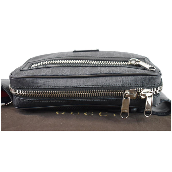 Gucci GG Supreme Leather Trim Belt Bumbag Zipper bag