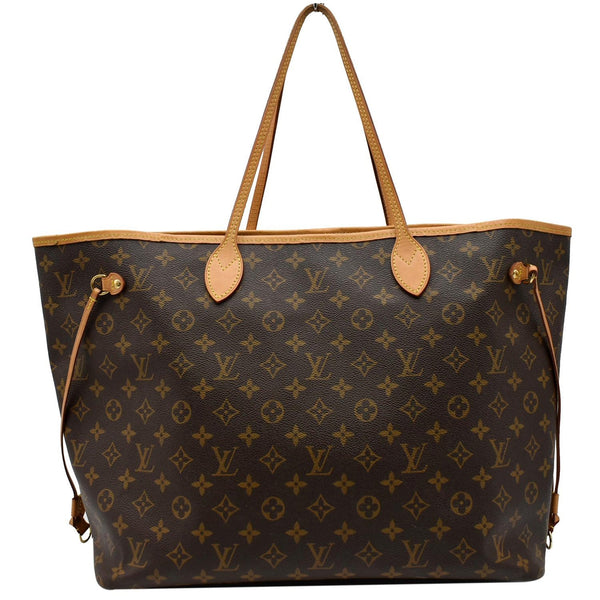 LOUIS VUITTON Neverfull GM Monogram Canvas Tote Bag Brown