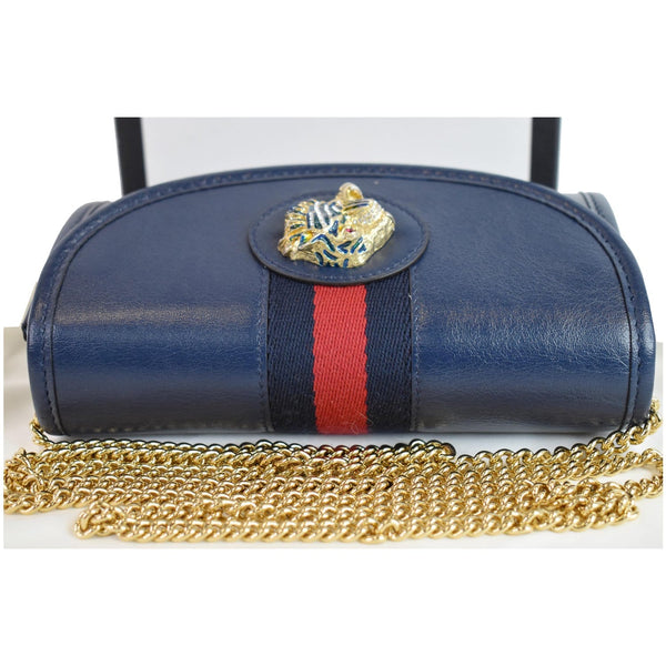Gucci Rajah Mini Leather Shoulder Chain Bag