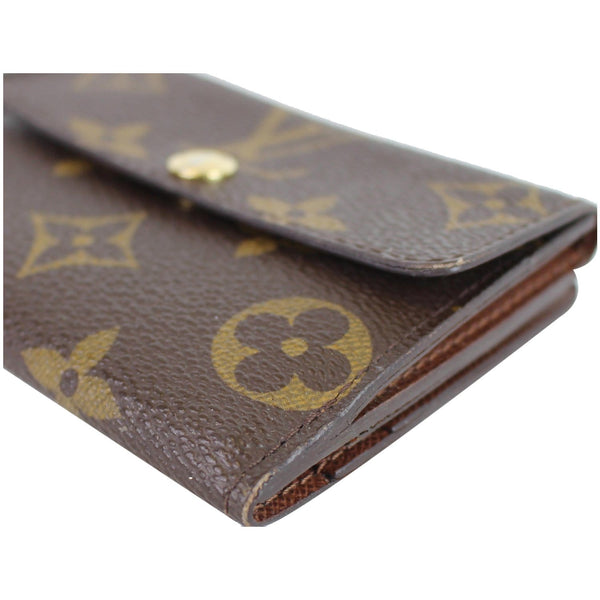 Louis Vuitton Elise Bifold Ludlow Wallet corner seam