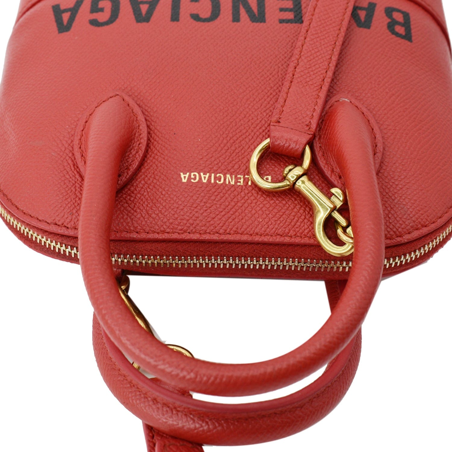 Balenciaga  Hourglass S tote bag  red calfskin leather  Tín đồ hàng hiệu