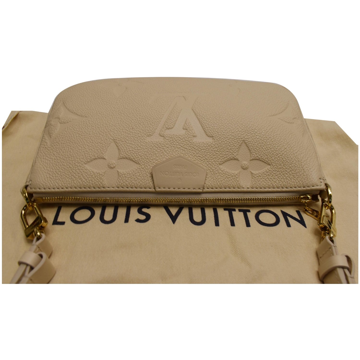 Louis Vuitton Empreinte Monogram Giant Multi Pochette Accessories Cream