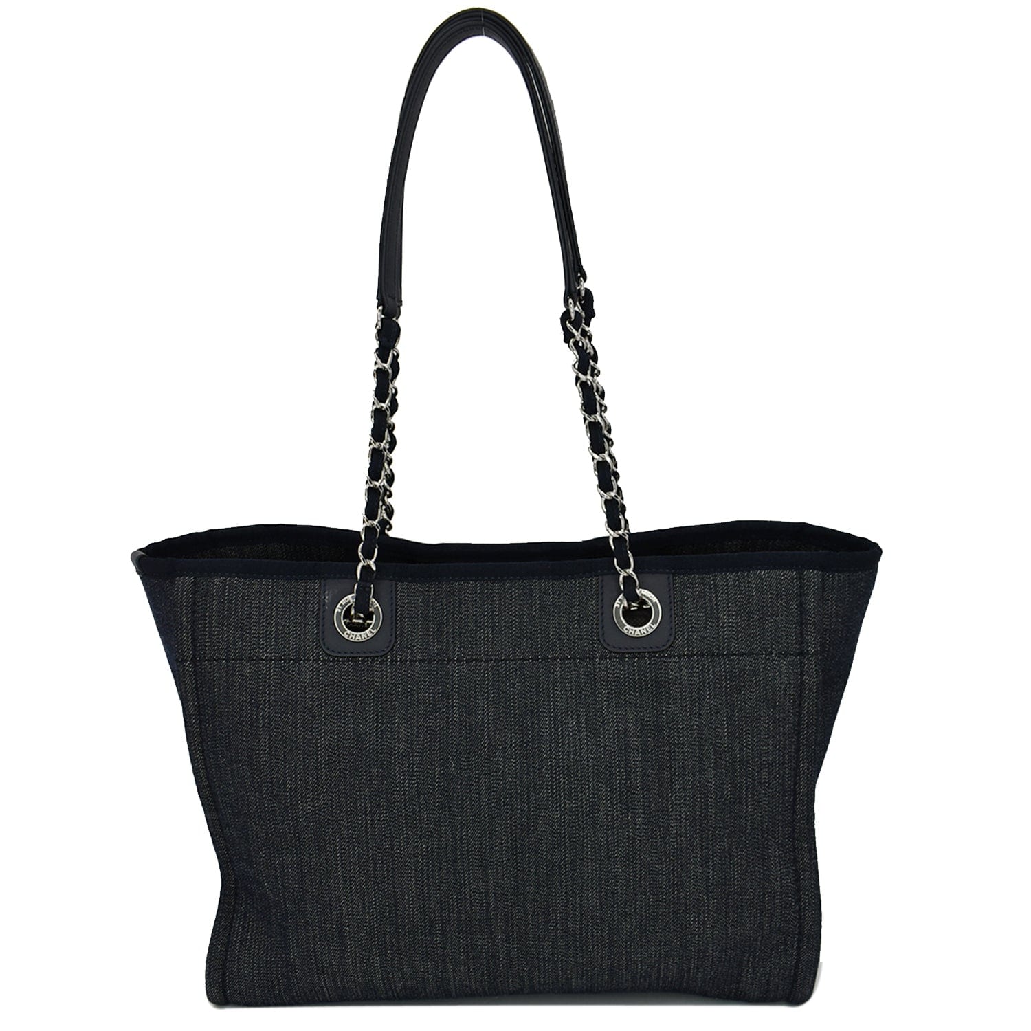 CC Canvas Leather Deauville Tote Shoulder Bag (Authentic) – The Lady Bag