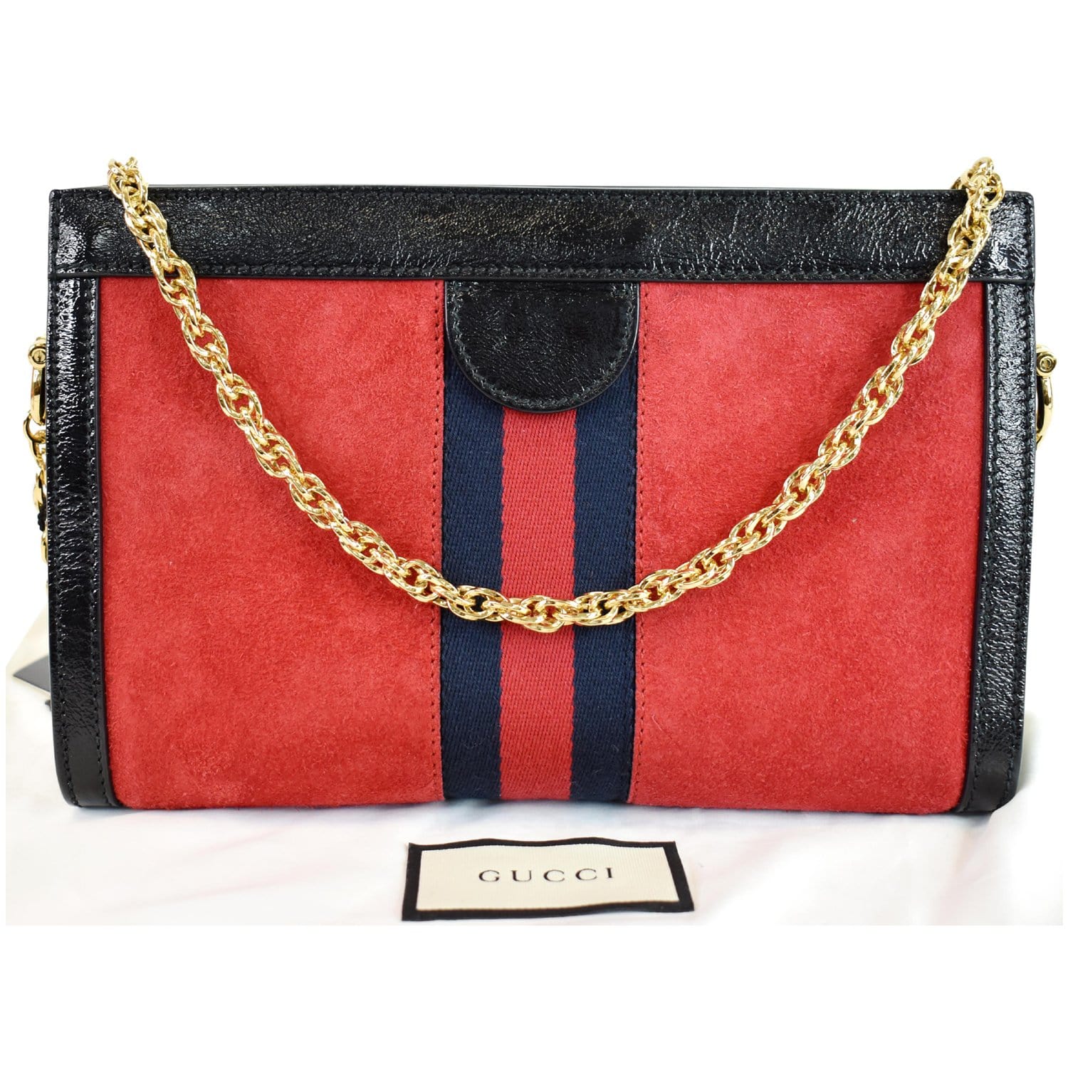 Gucci Ophidia GG Small Web Suede Leather Shoulder Bag