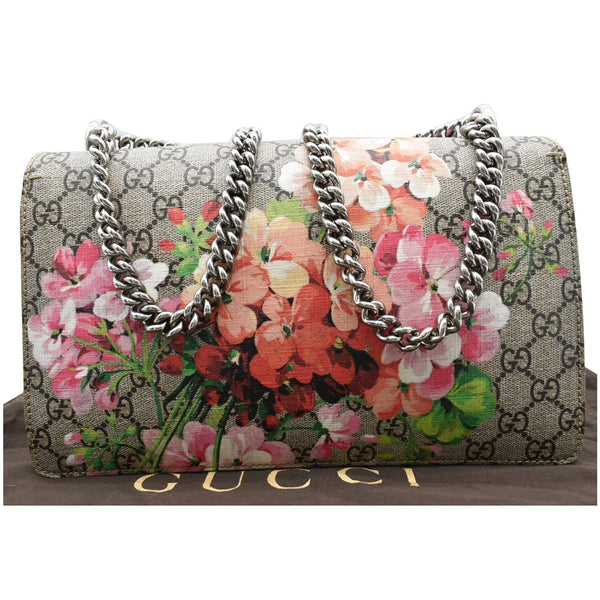 GUCCI Dionysus Small GG Blooms Shoulder Bag Beige 400249