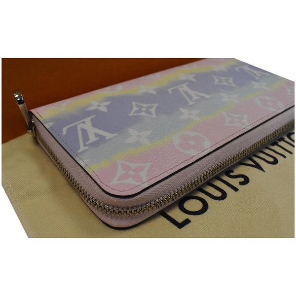 LOUIS VUITTON Escale Monogram Coated Canvas Zippy Wallet Pastel