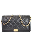 Chanel Boy Woc Lambskin Leather Wallet On Chain Bag