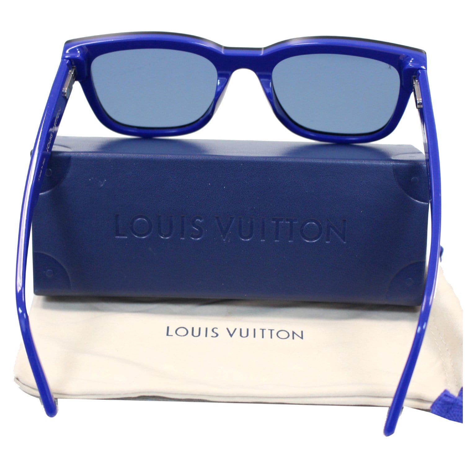 vuitton sunglasses black blue