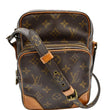 LOUIS VUITTON Amazone Monogram Canvas Crossbody Bag Brown