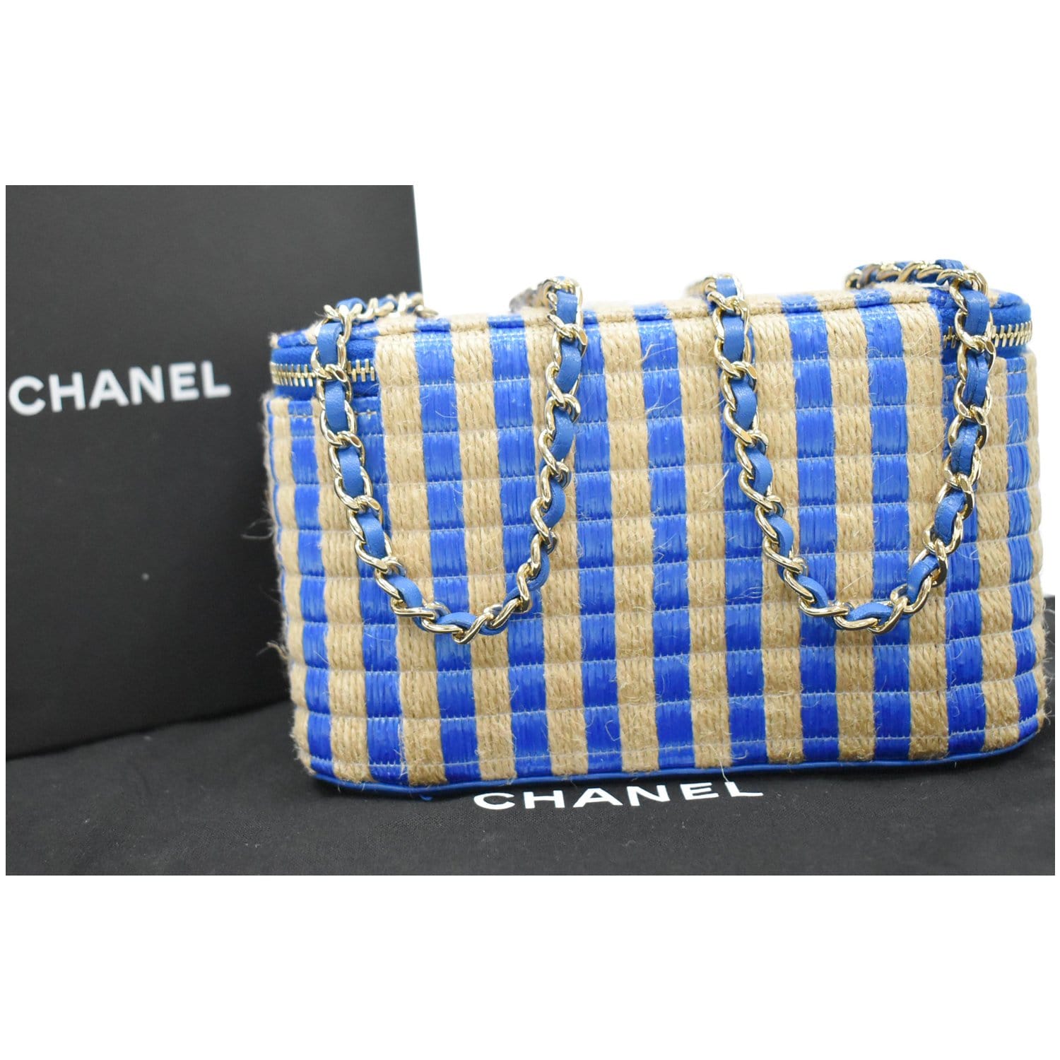 Chanel Vanity Raffia Jutte 21P - Designer WishBags