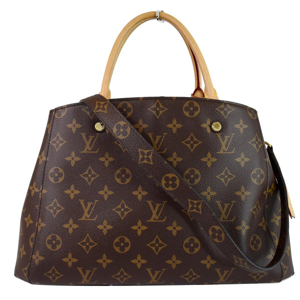 Louis Vuitton Montaigne MM Monogram Canvas Women Bag - shoulder strap
