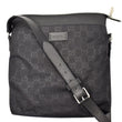 Gucci GG Monogram Nylon Small Messenger Bag Black