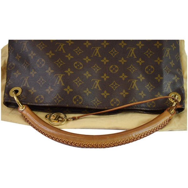Louis Vuitton Artsy MM Monogram Canvas Shoulder Bag - leather handle