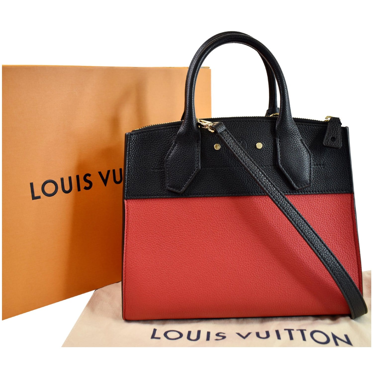 Louis Vuitton Vintage - City Steamer PM Bag - Red - Leather Handbag -  Luxury High Quality - Avvenice