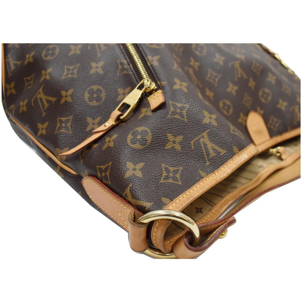 LOUIS VUITTON Delightful GM Monogram Canvas  Shoulder Bag Brown