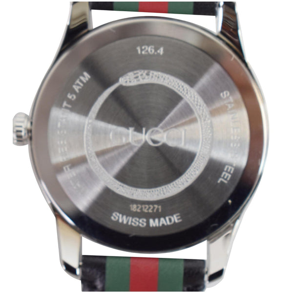 GUCCI G-Timeless Strap Watch Black 38mm