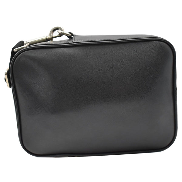 GIVENCHY MC3 Logo Leather Crossbody Bag Black